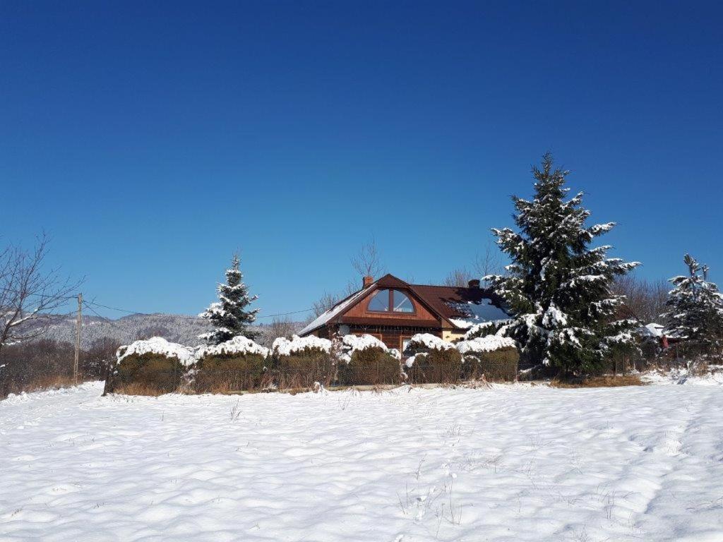 Dom Grabowa Z Sauna I Podgrzewanym Basenem Gilowice  Экстерьер фото
